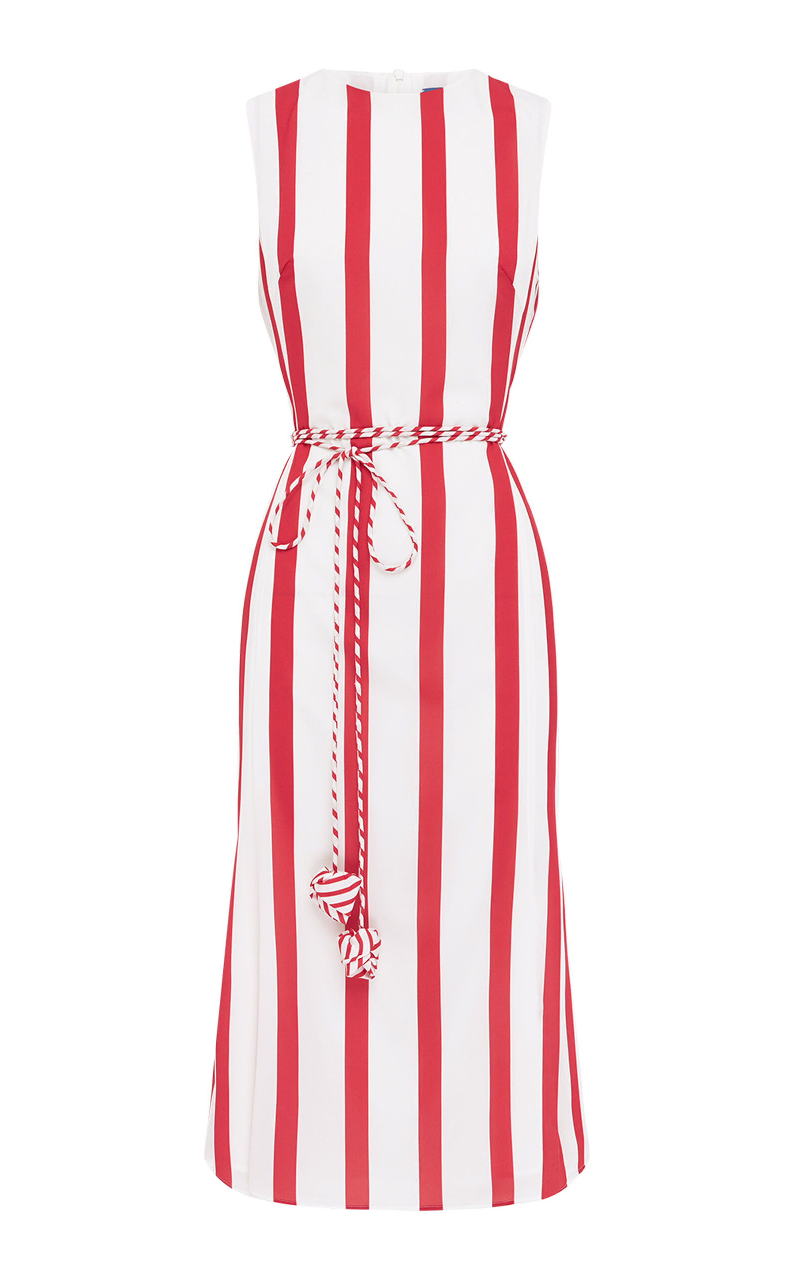 Olive Striped Midi Dress | Moda Operandi (Global)
