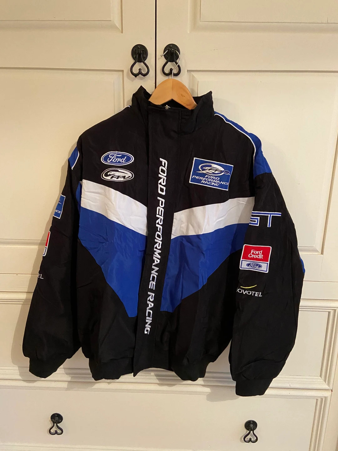 Vintage Navy/Blue Ford Performance Racing/Bomber Jacket size M,L,XL,XXL Available - Y2K tiktok | Etsy (US)