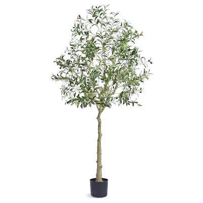 VEVOR 70.47-in Green Indoor/Outdoor Floor Olive Artificial Tree Lowes.com | Lowe's