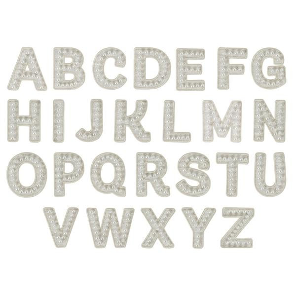 White Pearl Letter Patch | Stoney Clover Lane