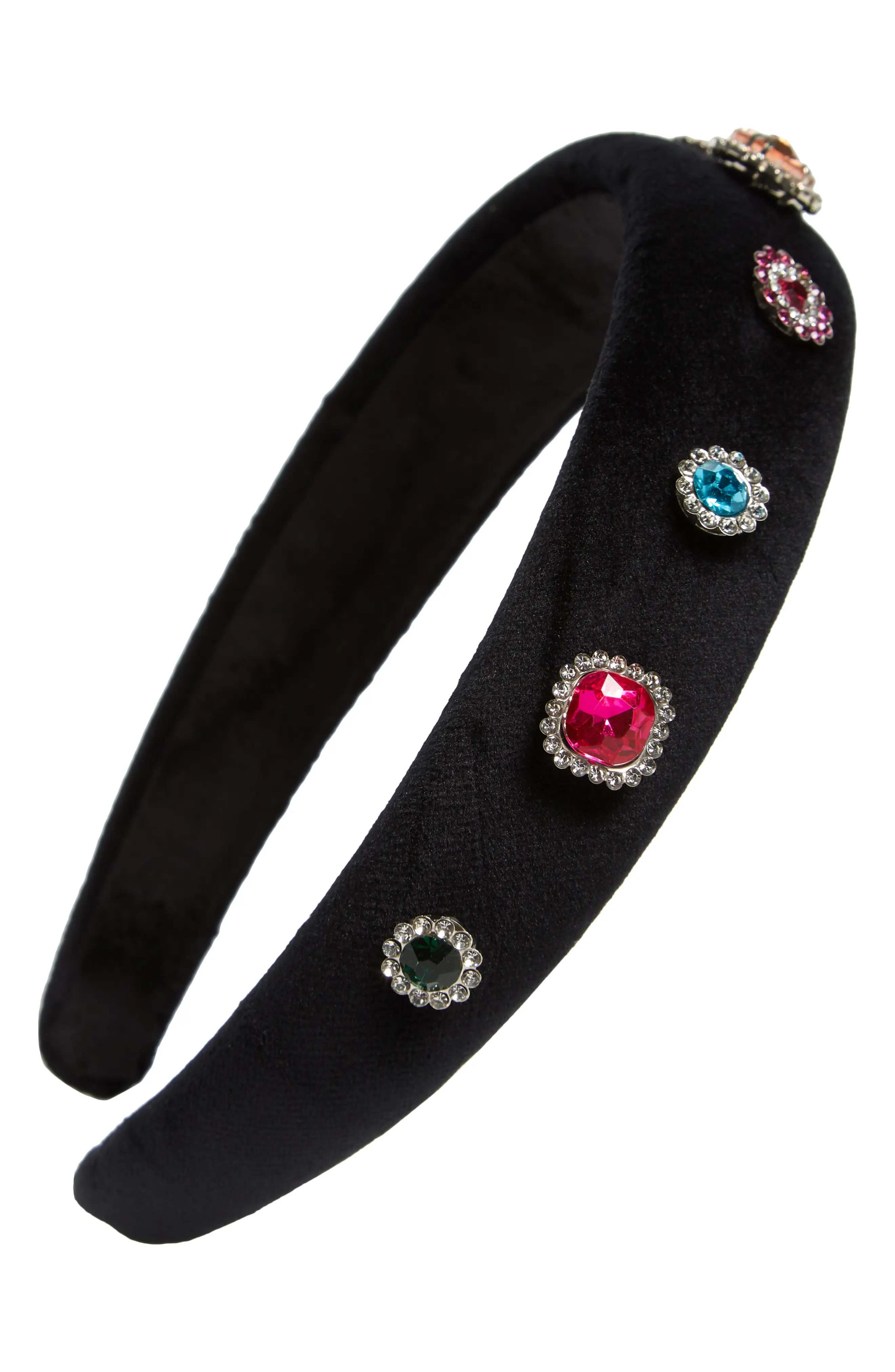 Bari Lynn Kids' Crystal Headband in Black at Nordstrom | Nordstrom