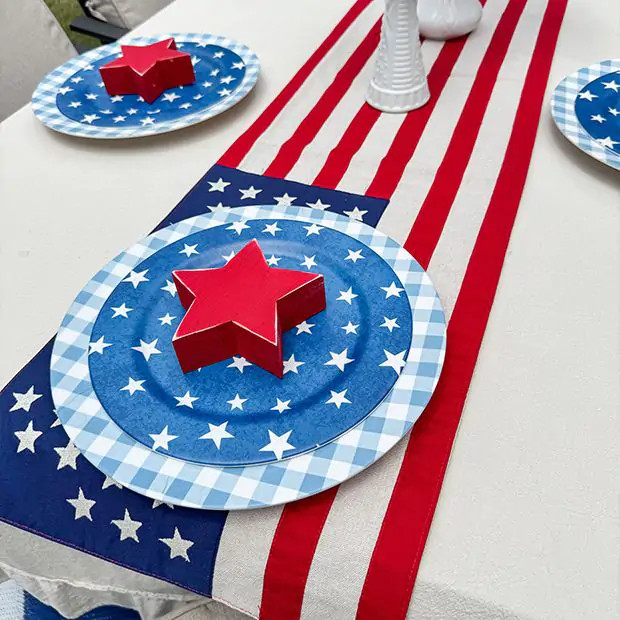 Rustic Patriotic Star Set of 3 | Antique Farm House