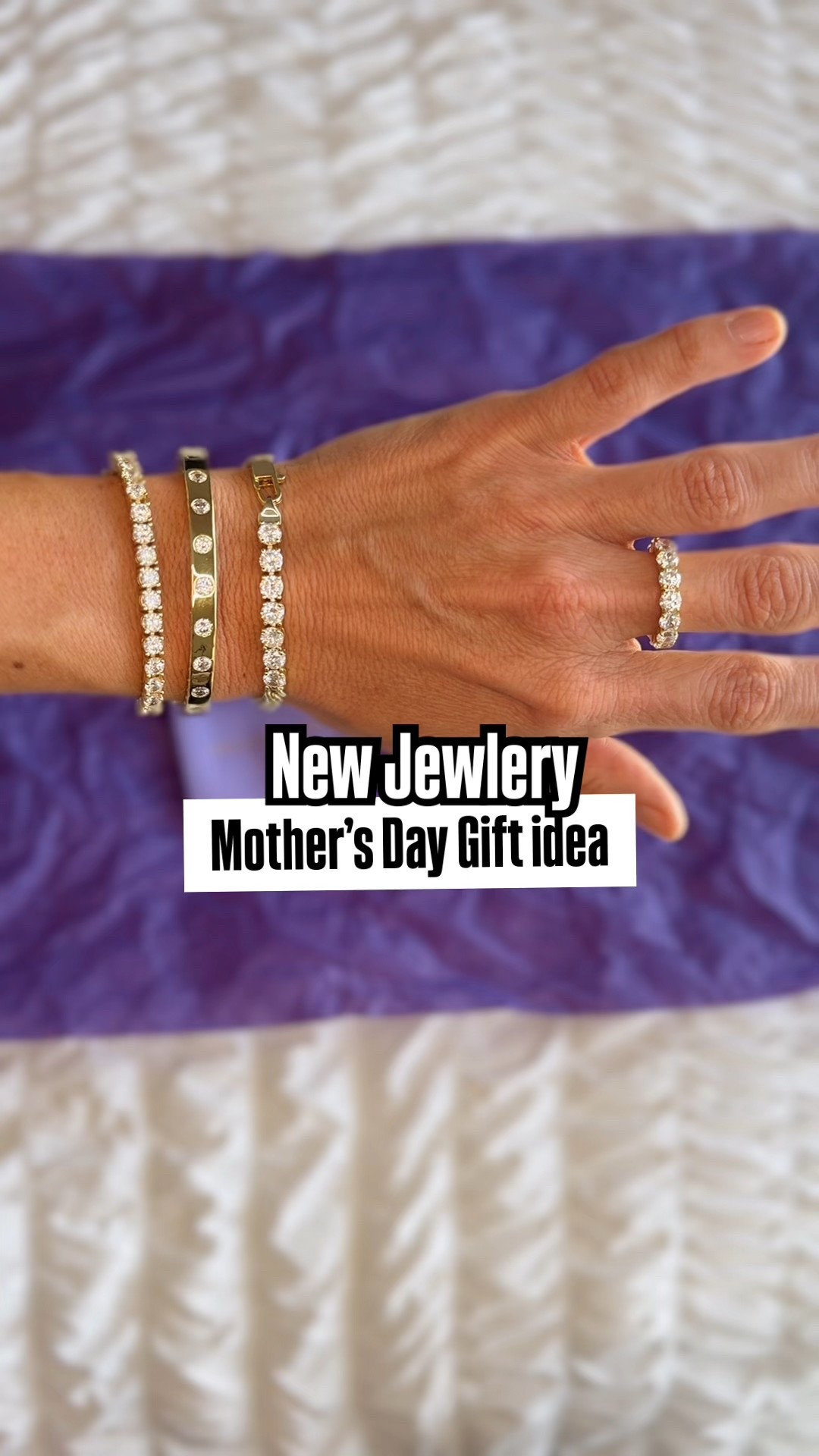 Obsessed with this new eternity ring and cuff bracelet, which is the perfect addition to my bracelets from @melindamaria_jewelry!! They all make such great gifts for Mother’s Day! Love that they are for everyday or dressed up! 
✨ Use my code for 10% off: KALEIGH.

#LTKStyleTip #LTKGiftGuide #LTKFindsUnder100