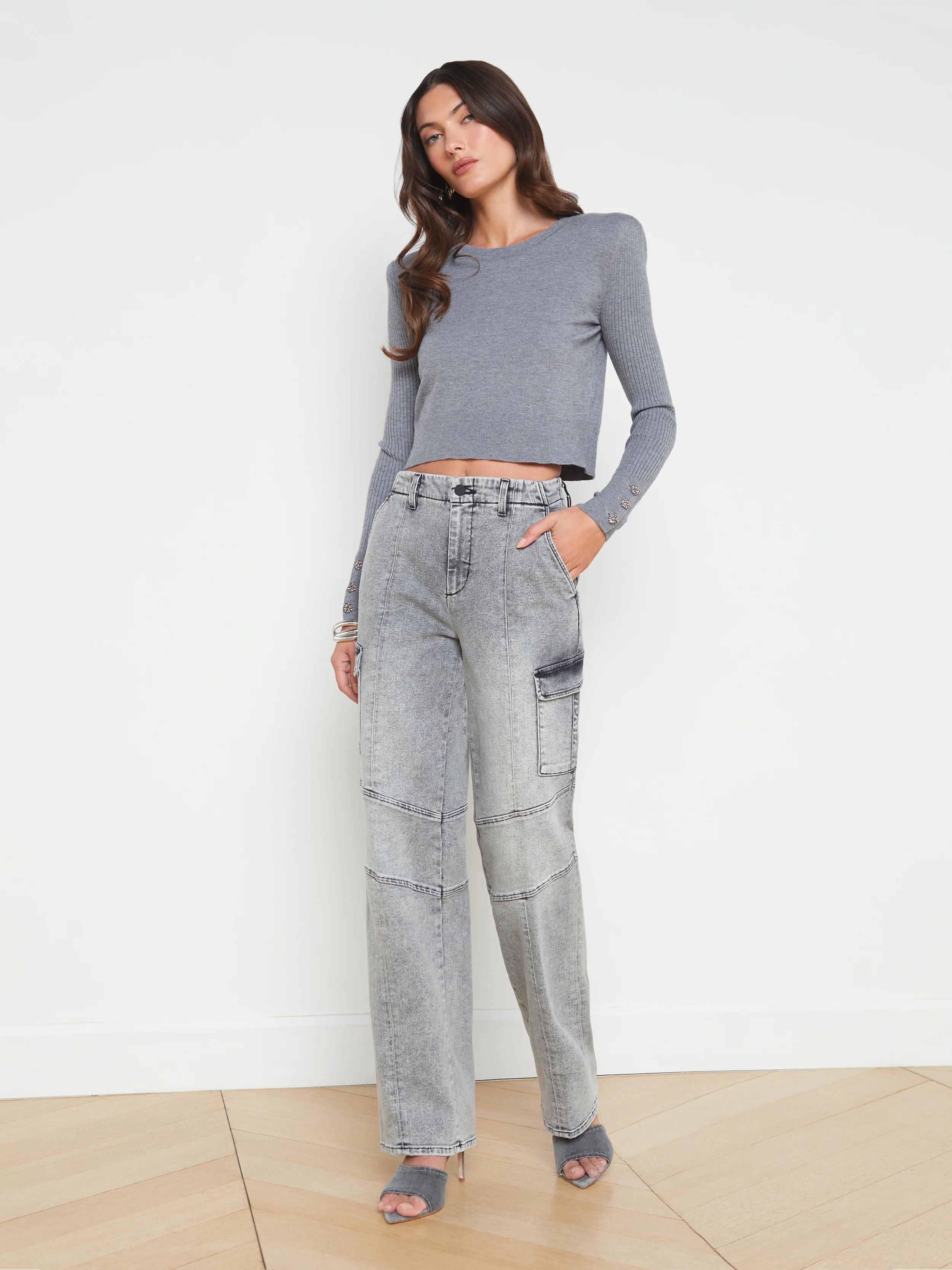 L'AGENCE - Brooklyn High-Rise Cargo Jean in Clifton | L'Agence