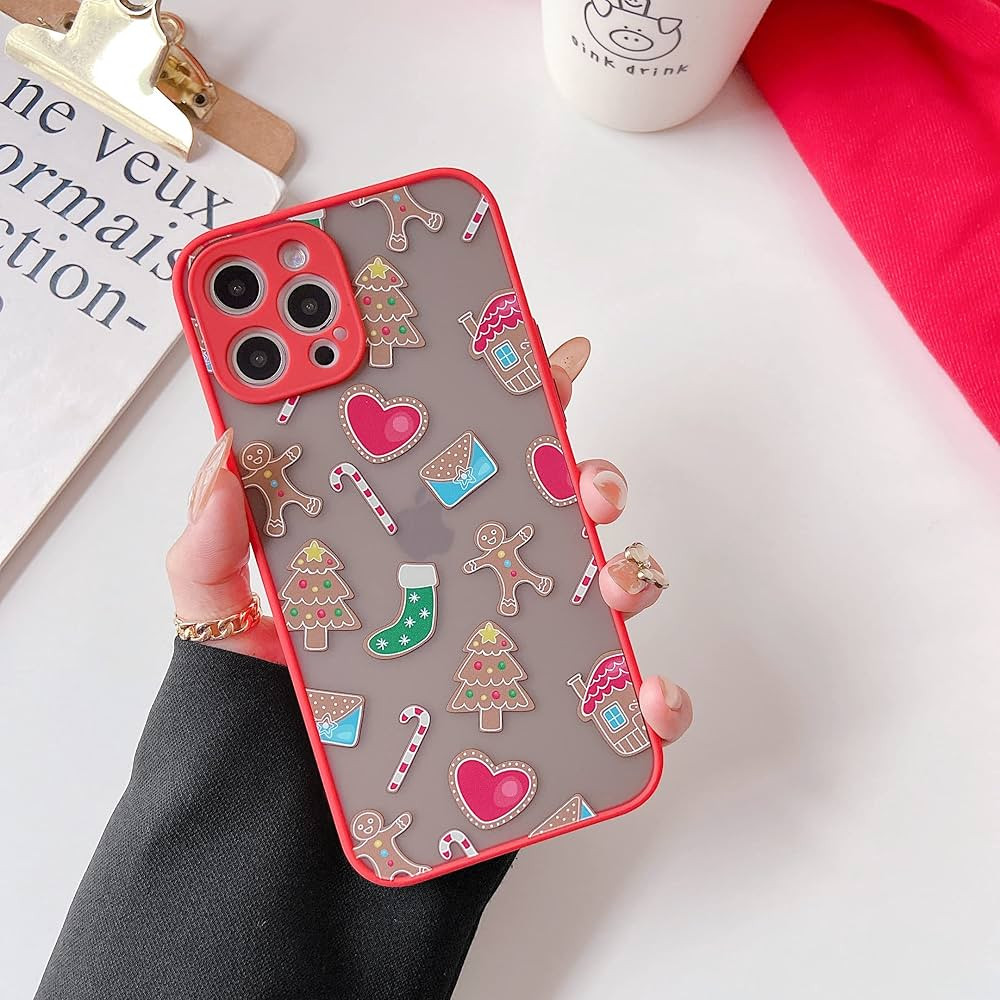 ZTOFERA Christmas Case for iPhone 14 Pro Max,Cute Merry Christmas Pattern Phone Case Gifts Transl... | Amazon (US)