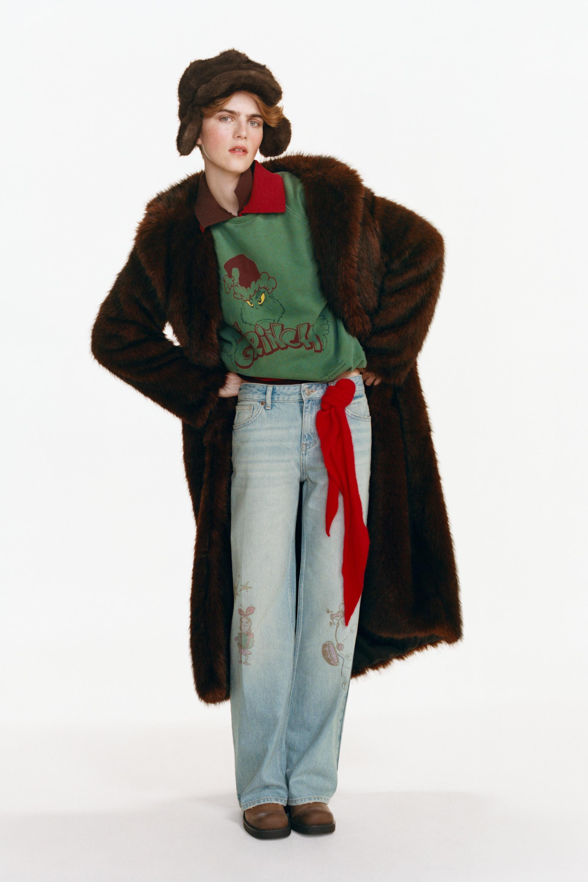 GOOFY EARS FAUX FUR CAP HARRY LAMBERT FOR ZARA X DISNEY | Zara US