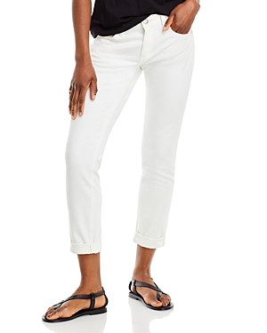 rag & bone Dre Slim Boyfriend Ankle Jeans in Optic White | Bloomingdale's (US)