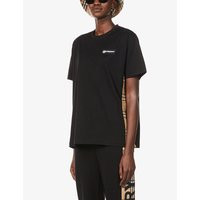 Carrick check-panel cotton-jersey T-shirt | Selfridges