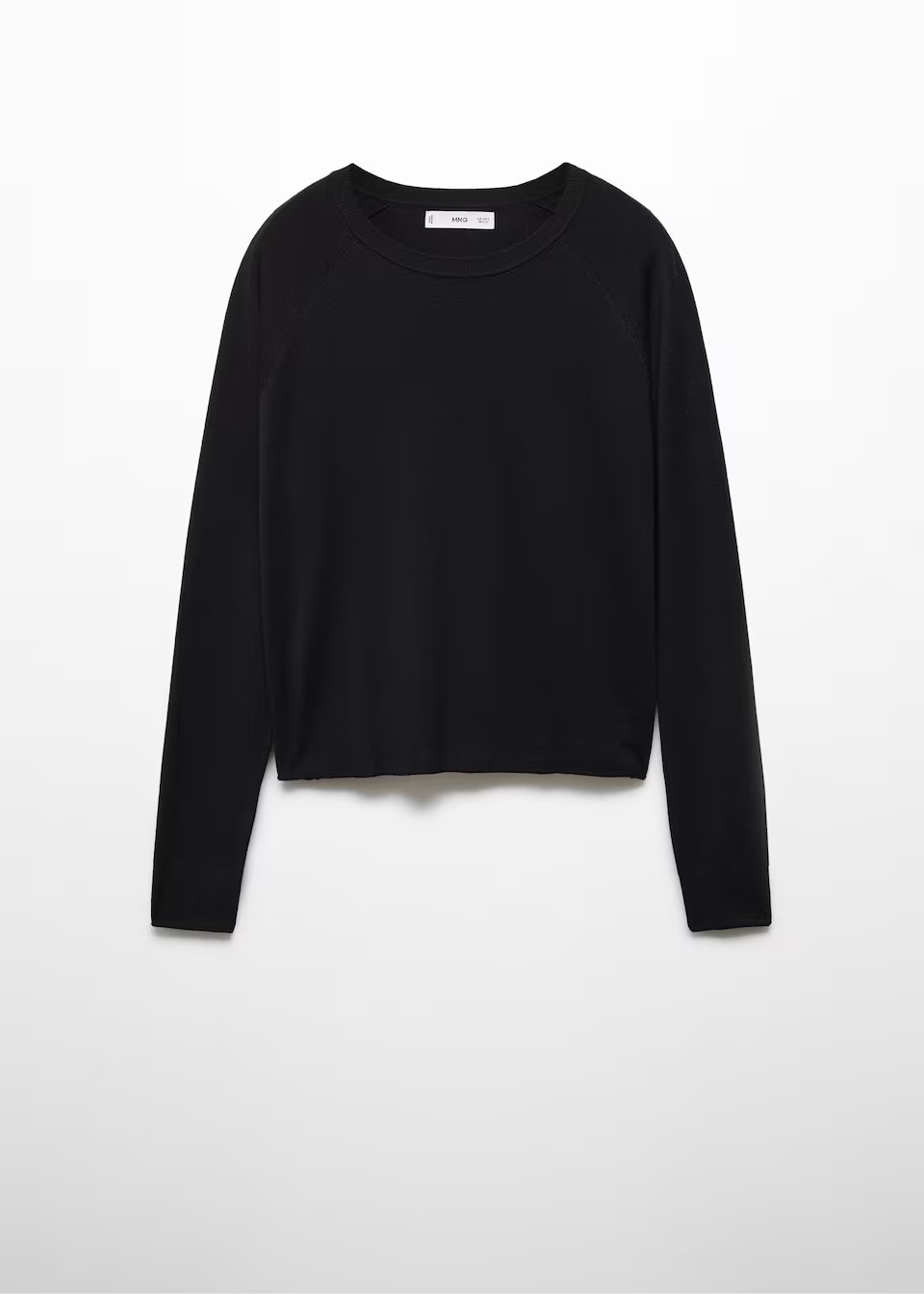 Fine-knit round-neck sweater -  Women | Mango USA | MANGO (US)
