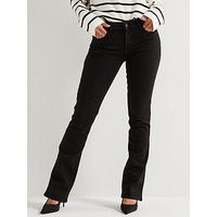 Wrangler Bootcut Jean-Black | Very (UK)