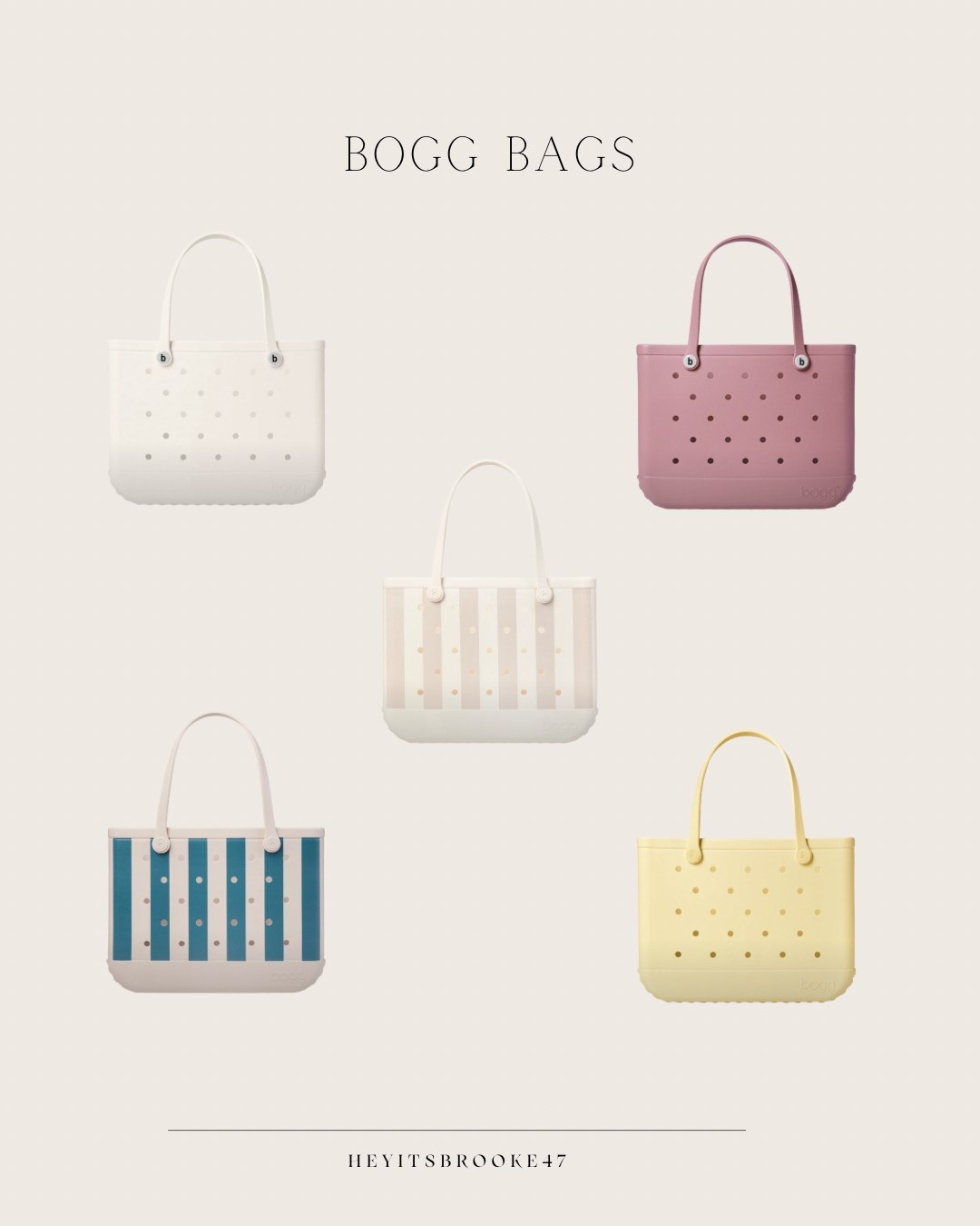 The cutest color bogg bags for beach days! 🫶☀️

#LTKSeasonal #LTKFamily #LTKItBag