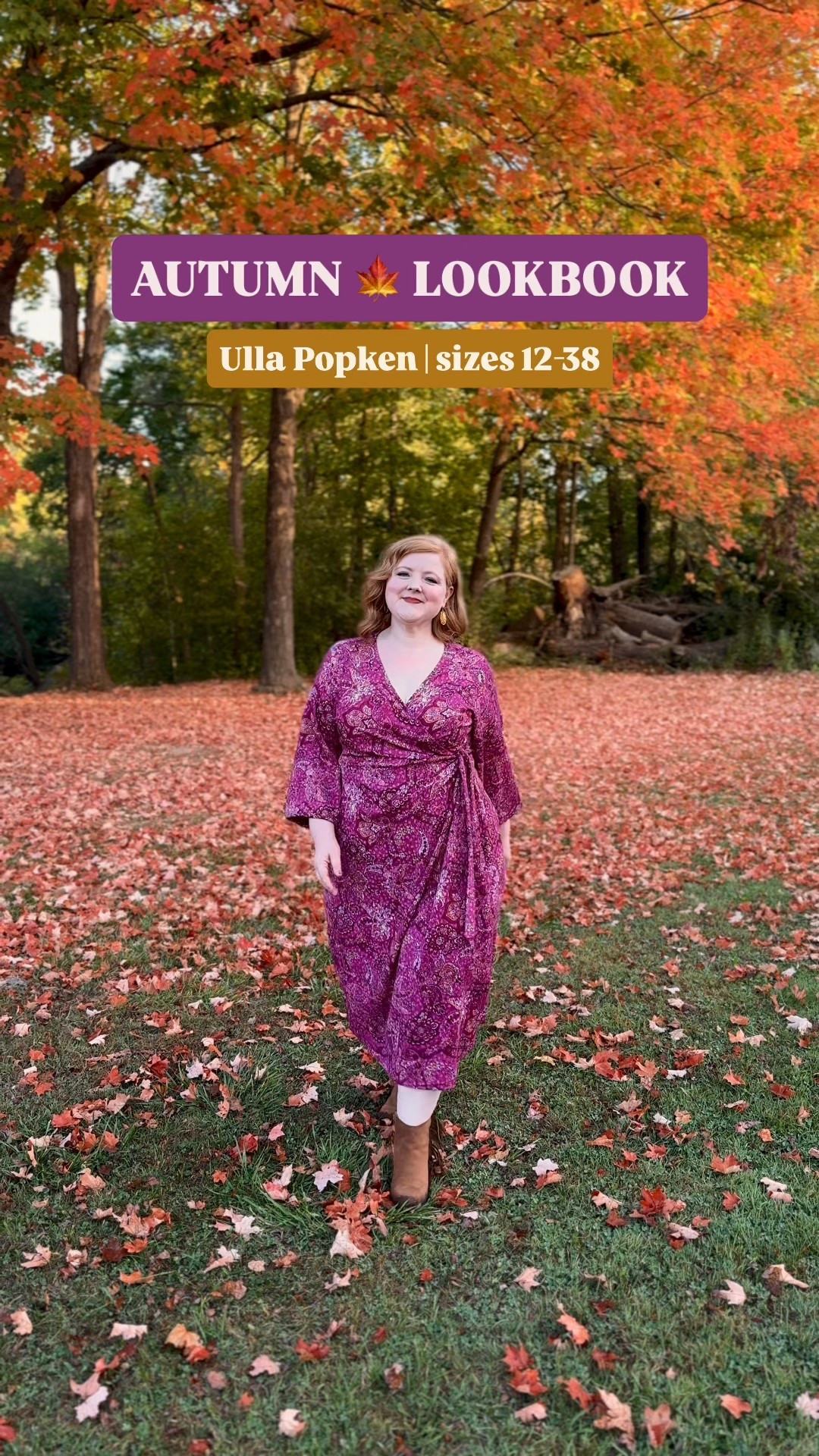 #ad AUTUMN LOOKBOOK with @ullapopkenusa 🍁🍂 35% OFF your order with my code LIZULLA 

#LTKPlusSize #LTKFindsUnder100 #LTKSeasonal