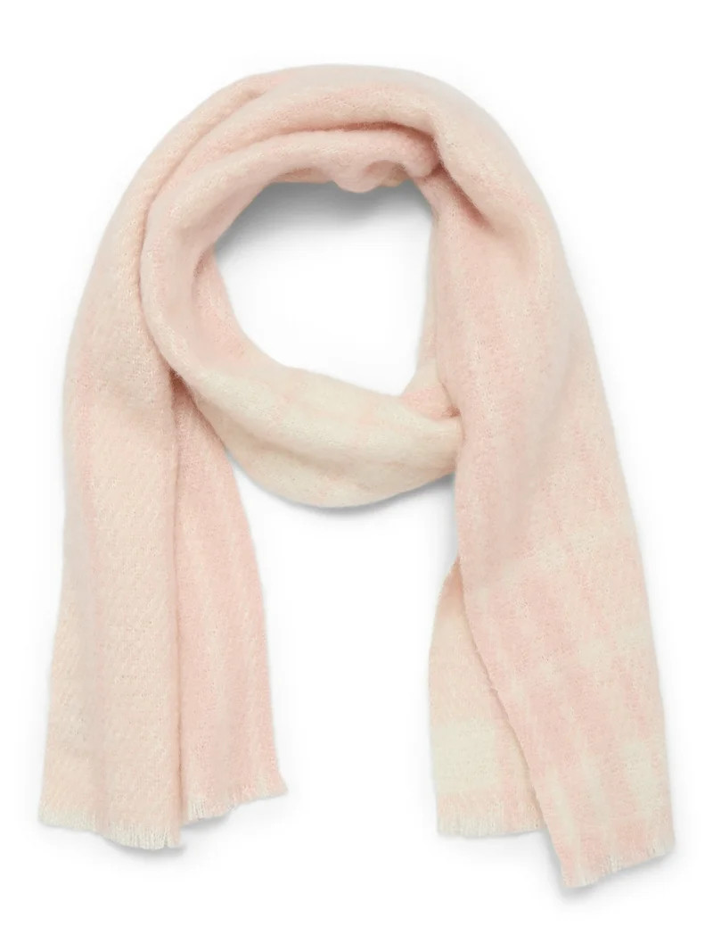 Madden NYC Women's Beanie Hat and Scarf Gift Set, 2-Piece, Blush | Walmart (US)