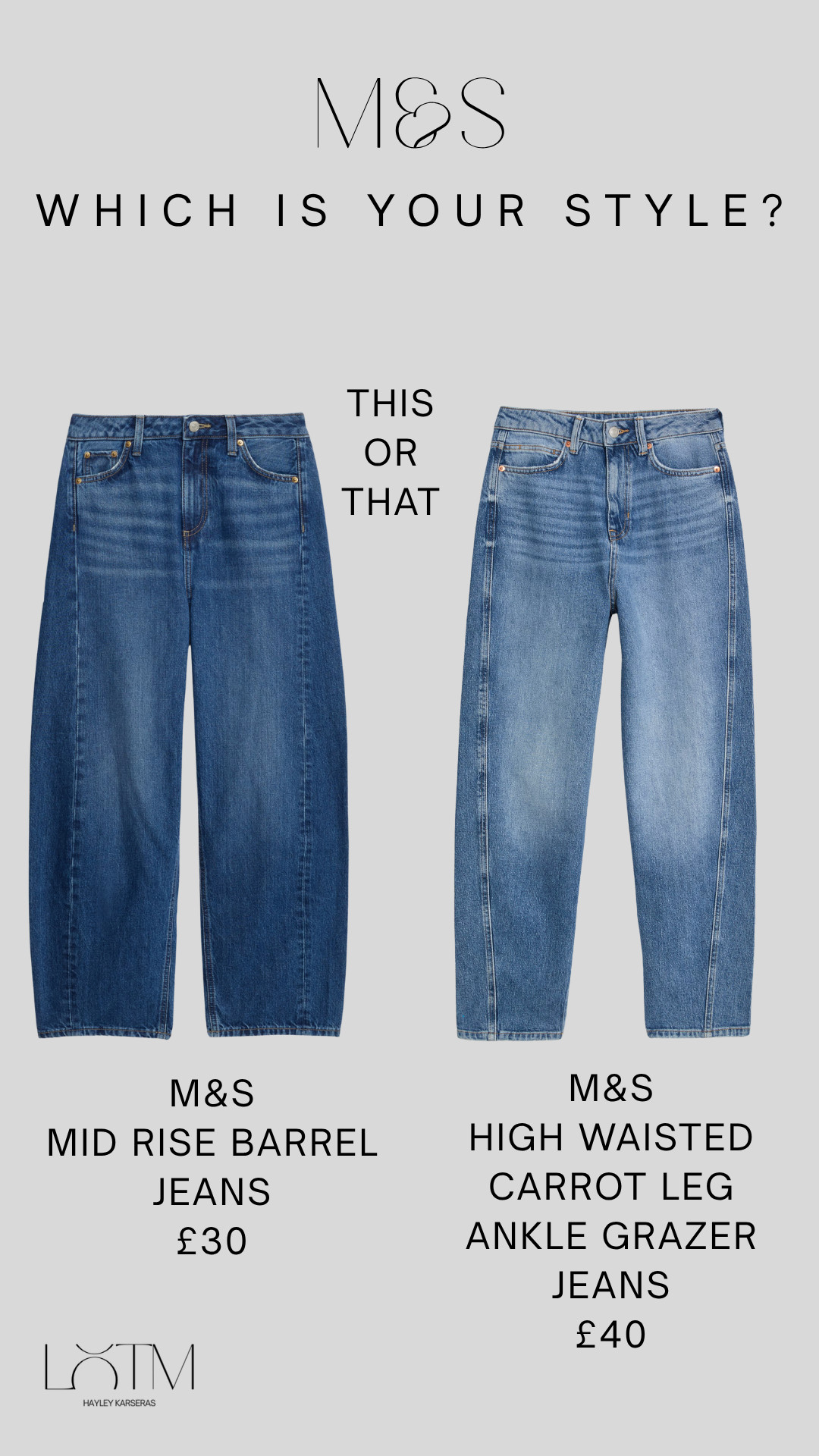 Which style of M&S jeans is your favourite?  

 #LTKuk #LTKjeans #LTKstyletip
