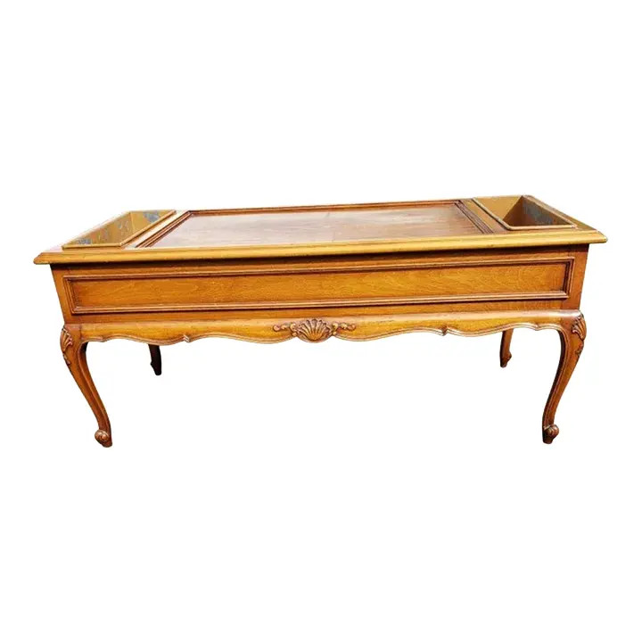 De Bournais French Provincial Rafraichissoir Cooler Cocktail Coffee Table | Chairish