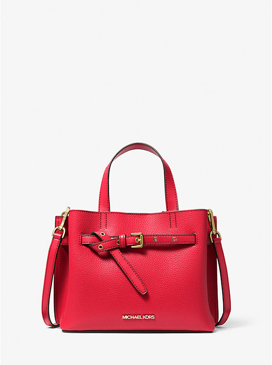 Emilia Small Pebbled Leather Satchel | Michael Kors US