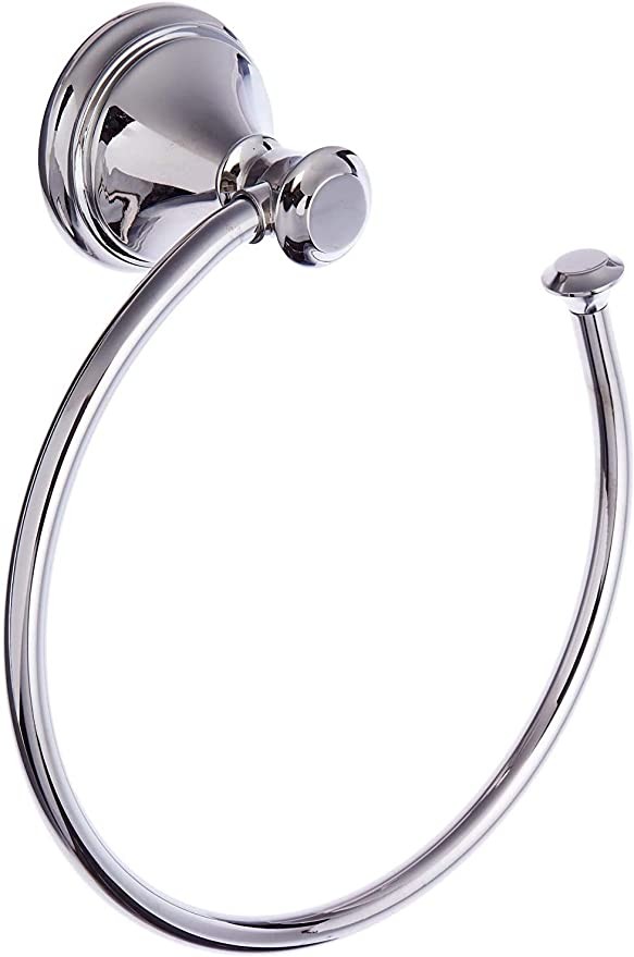 DELTA Cassidy Towel Ring, Polished Nickel, Bathroom Accessories, 79746-PN | Amazon (US)