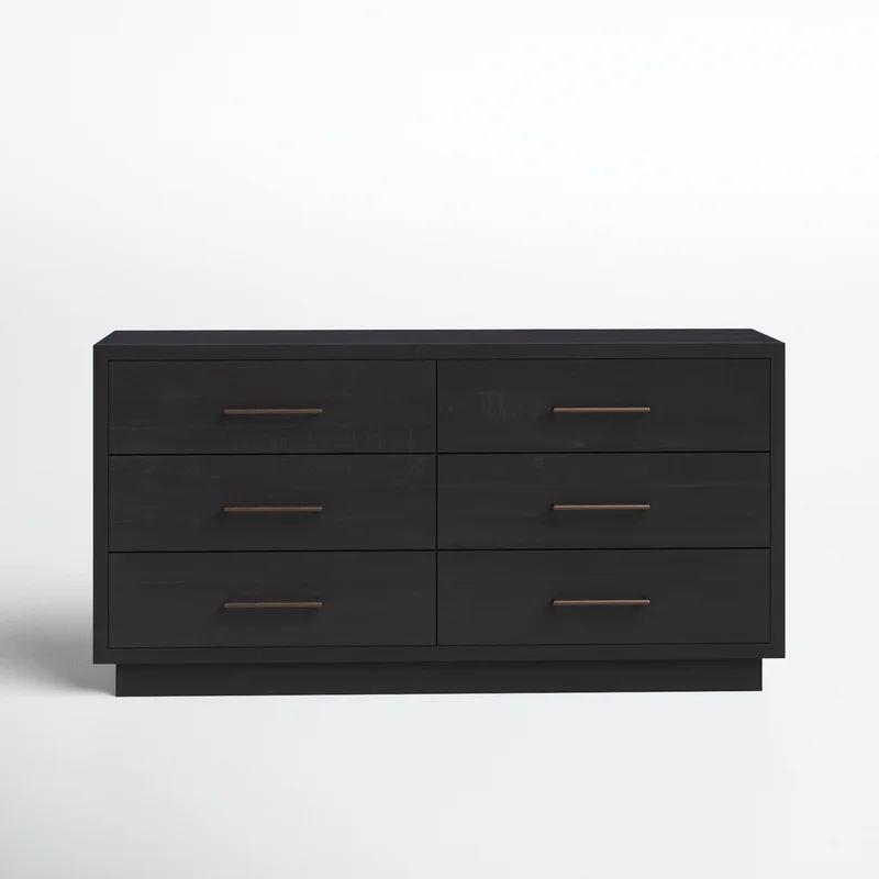 Nigel 6 Drawer 60'' W Solid Wood | Wayfair North America