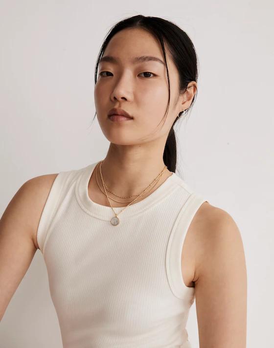 Three-Pack Mother of Pearl Necklace Set | Madewell