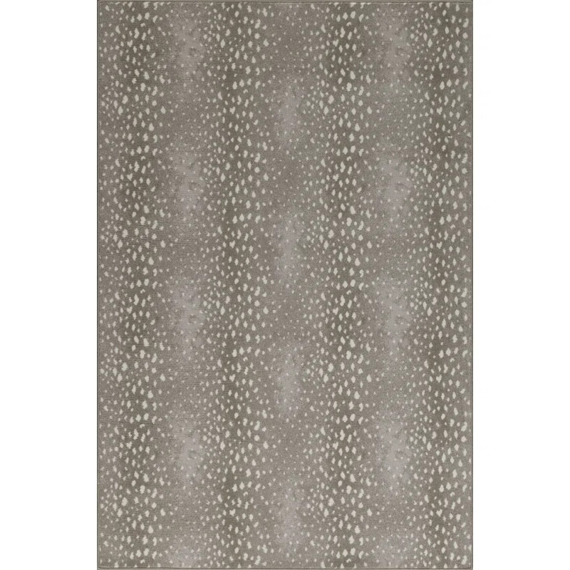 Deerfield Animal Print Gray/Taupe Area Rug | Wayfair North America