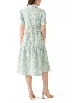 Crown & Ivy™ Women's Short Sleeve Midi Shirtdress | Belk