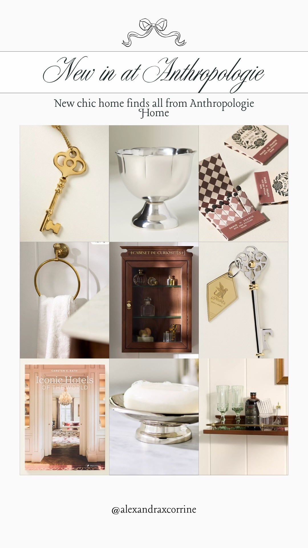 New in at  Anthropologie 🗝️ New chic home decor finds all from Anthropologie Home 🧺

Home decor, home finds, anthro, Anthropologie home, chic home decor, small details, vintage, antique

#LTKHome