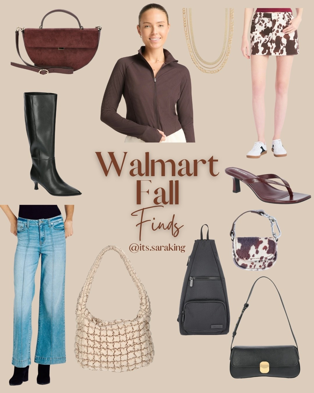 Walmart Fall Finds 🍂 

Purse, bag, shoes, heels, skirt, boots, tall boots, wide calf boots, black boots, jeans