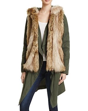 Bb Dakota Gerrard Coat with Faux Fur Vest | Bloomingdale's (US)