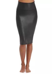 Women's Faux Leather Pencil Skirt | Belk