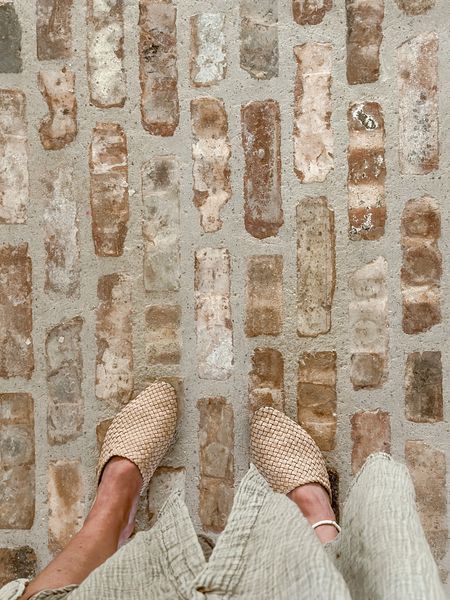 Forever my favorite brick & my favorite mules. I have them in three colors & wear them quite literally all the time. 

#LTKshoecrush #LTKFind