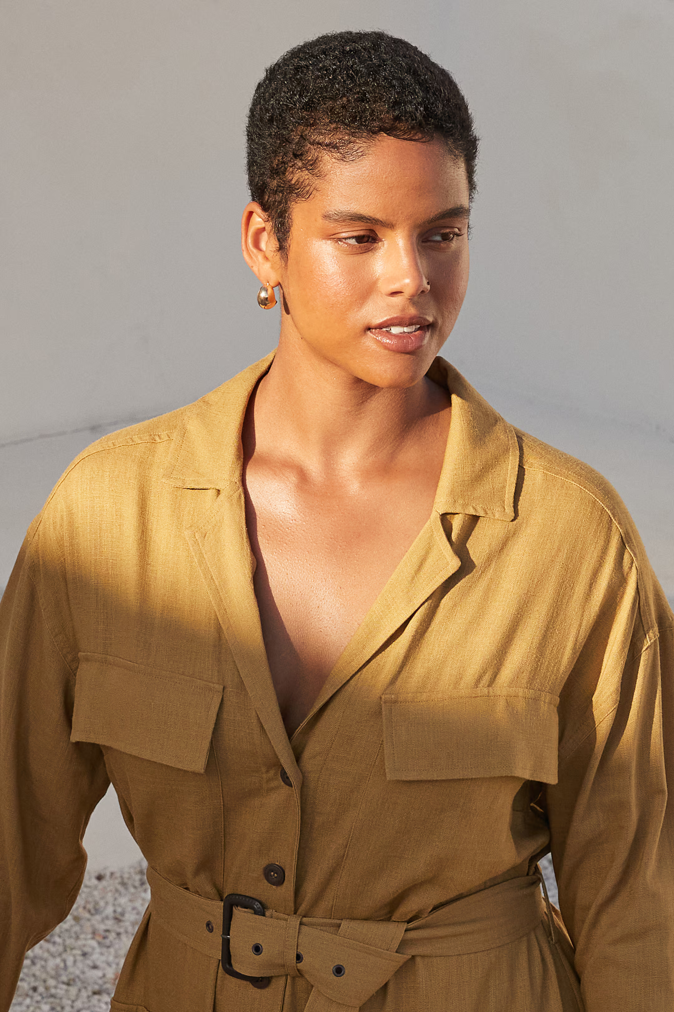 Shirt Dress with Belt | H&M (US + CA)