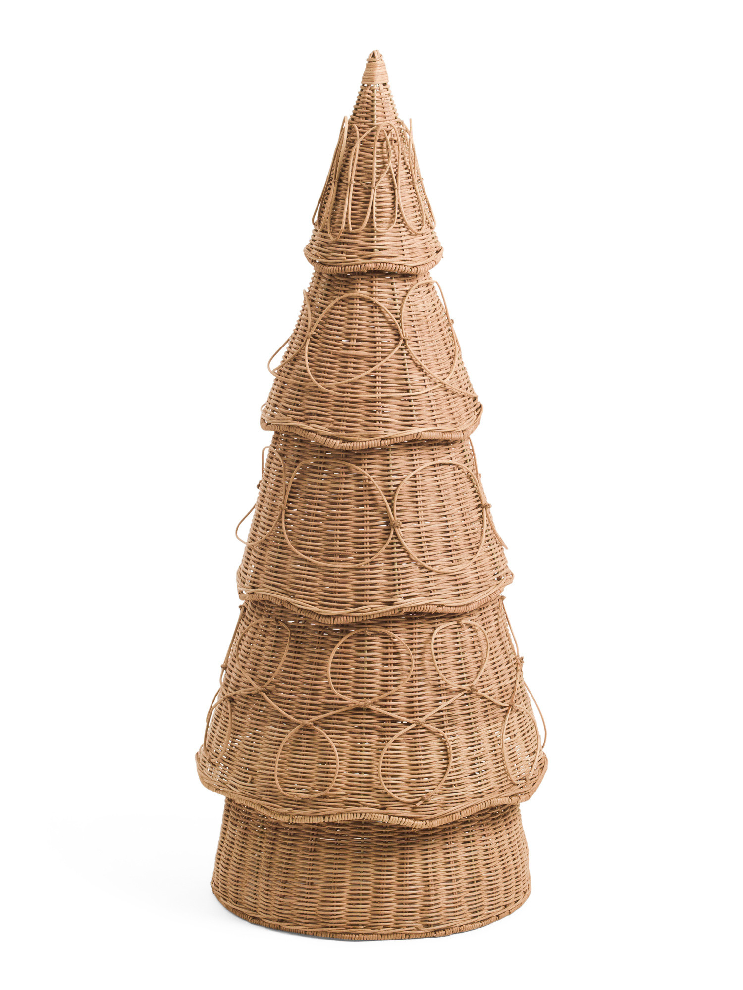 39.25in Rattan Woven Christmas Tree Decor | Pillows & Decor | Marshalls | Marshalls