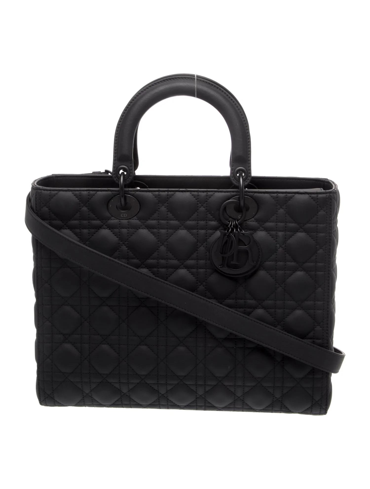 Cannage Lady Dior Large | The RealReal
