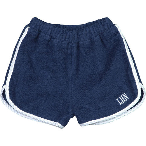 Navy And White Terry Shorts | Cecil and Lou