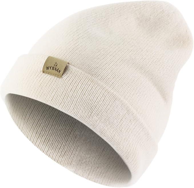Hysnan Merino Wool Beanies Winter Hats for Women Men Knit Slouchy Double Layer Warm Cuffed Skull ... | Amazon (CA)