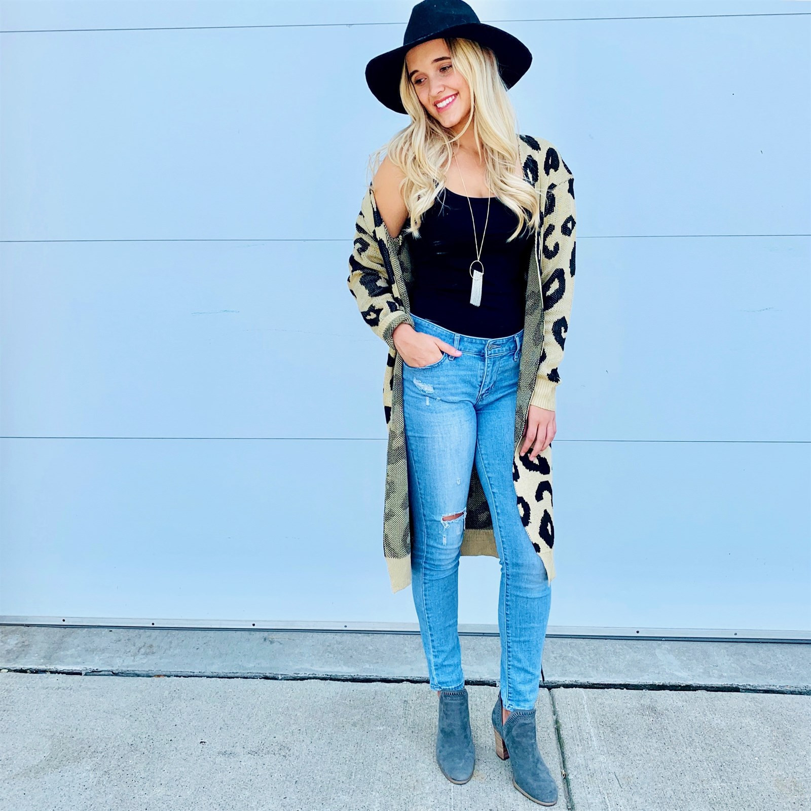 Leopard Print Cardigan | Jane