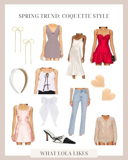 Coquette is so on trend for spring! Think feminine, bows, florals, and preppy!

#LTKSeasonal #LTKstyletip