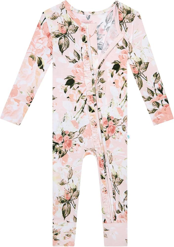 Posh Peanut - Baby Girl - Footless Pajamas - Bamboo Baby Pajamas, Baby Pajamas, Baby Footless Pajama | Amazon (US)