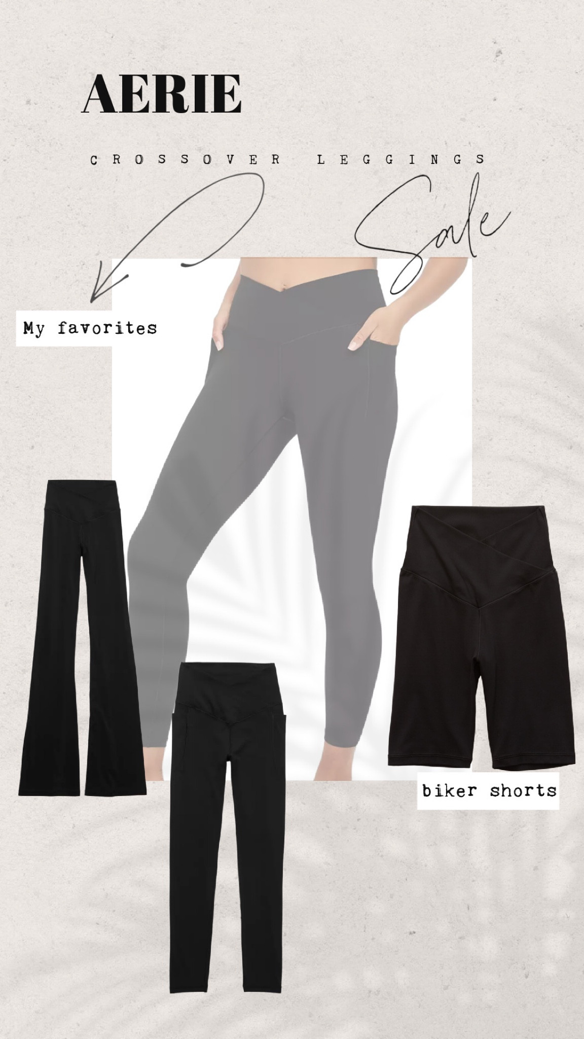 My FAVORITE leggings. I wear a size medium in both the biker shorts and leggings. 

#LTKSale #LTKunder50 #LTKfit