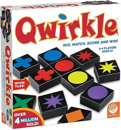 MindWare Qwirkle Board Game - A Strategy Game For 2-4 Players Ages 6+ | Amazon (US)
