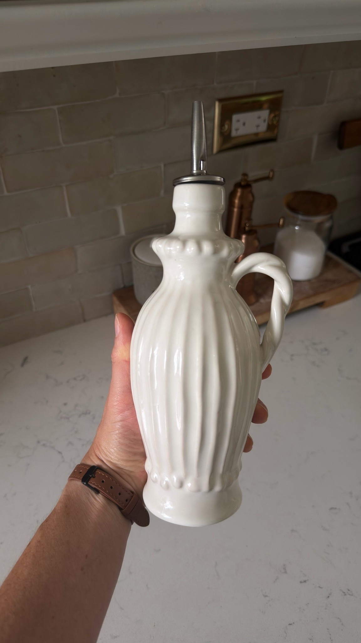How pretty is this oil dispenser? 🤍

#LTKHome