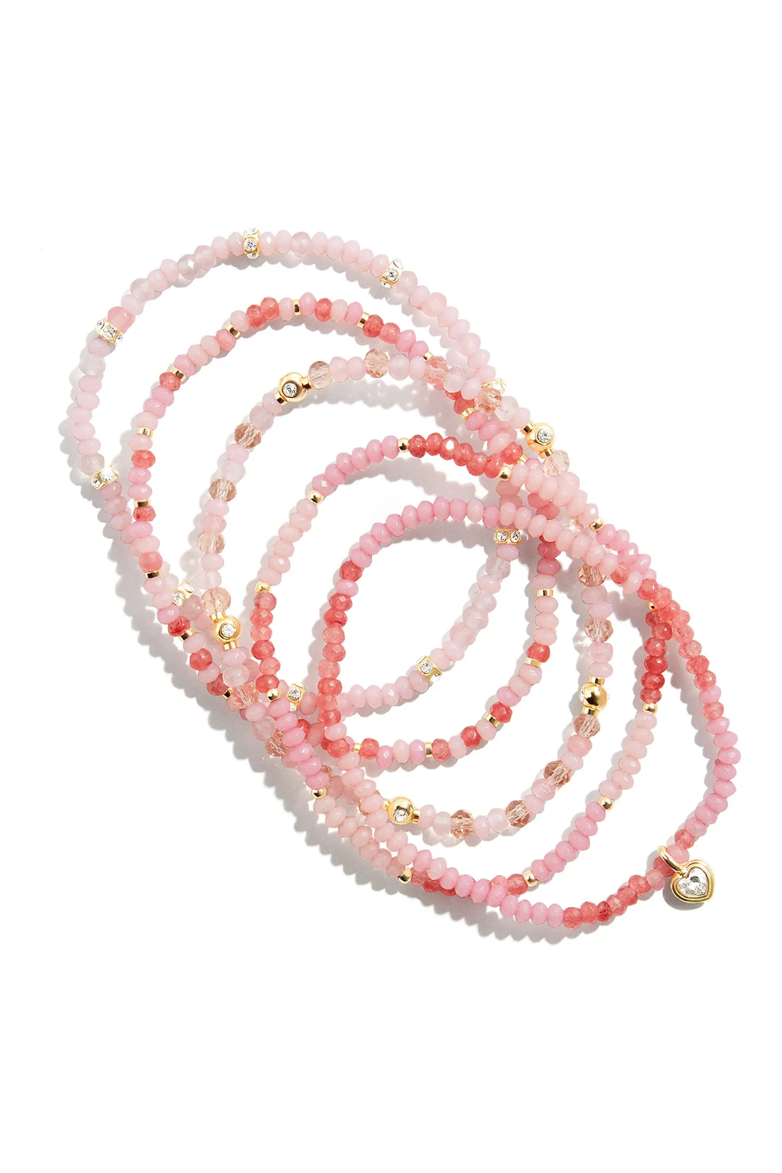 Neah Set of 5 Assorted Stretch Bead Bracelet (Women) | Nordstrom | Nordstrom