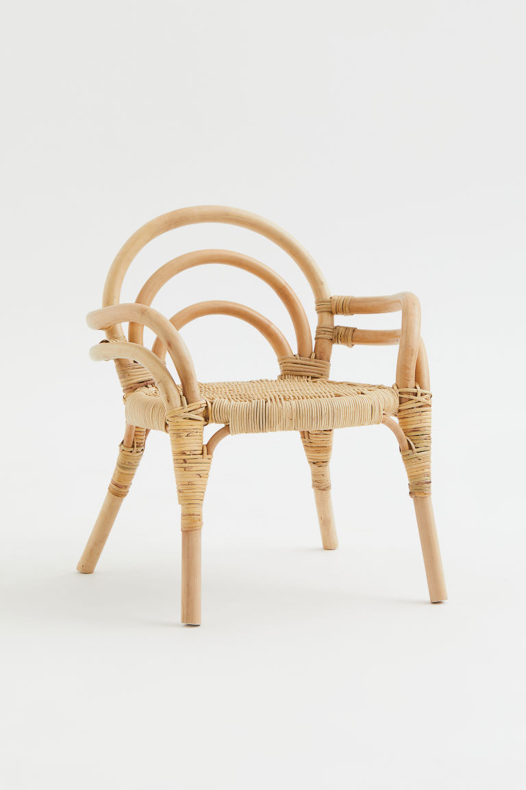H & M - Children's Rattan Lounge Chair - Beige | H&M (US + CA)