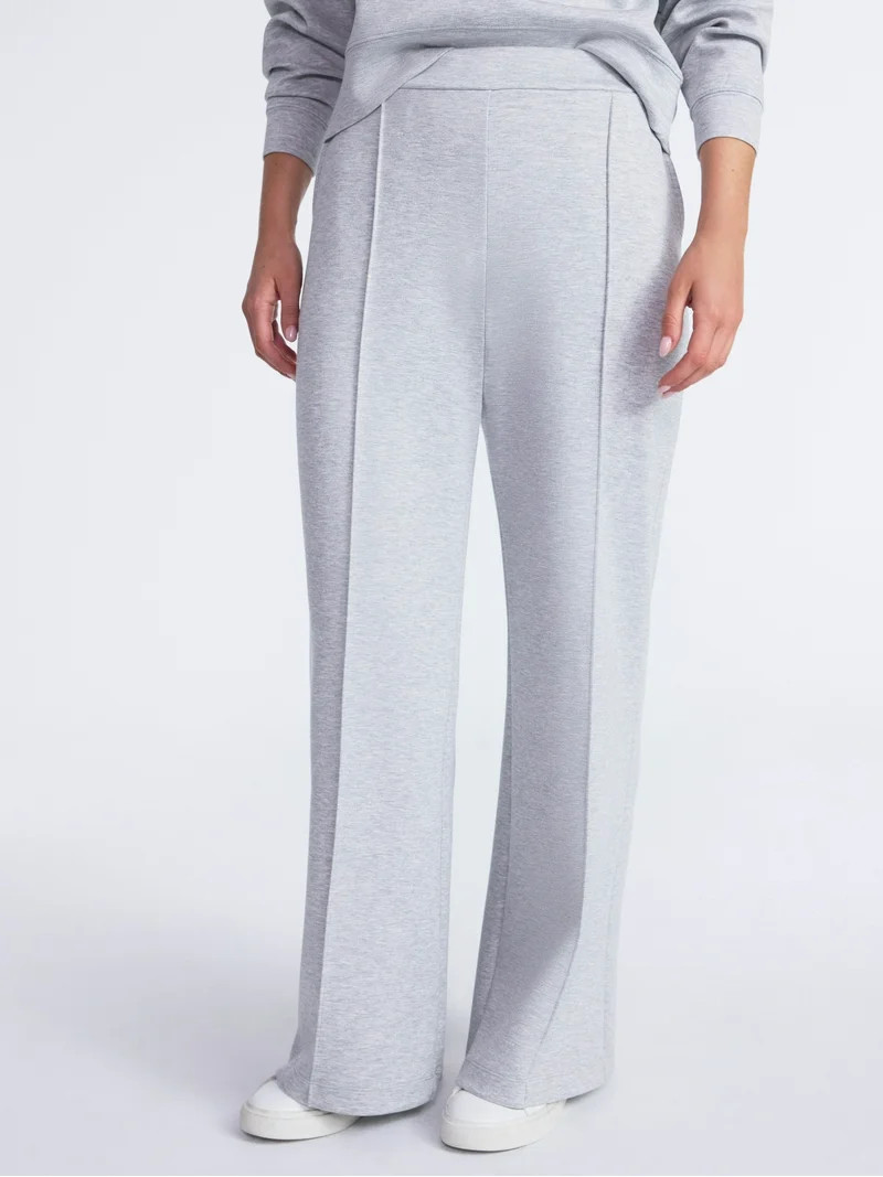 Scoop Women’s and Women’s Plus New Scubaknit Seamed Sweatpants, Regular and Short Lengths, Si... | Walmart (US)