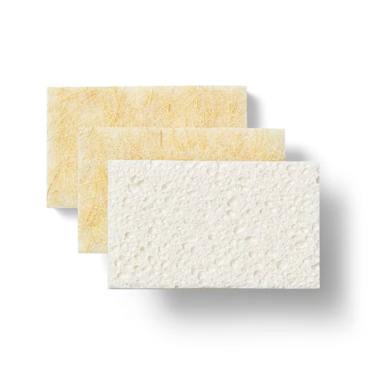 Natural Scrubbing Sponge - Non-Scratch - 3pk - Everspring™ | Target