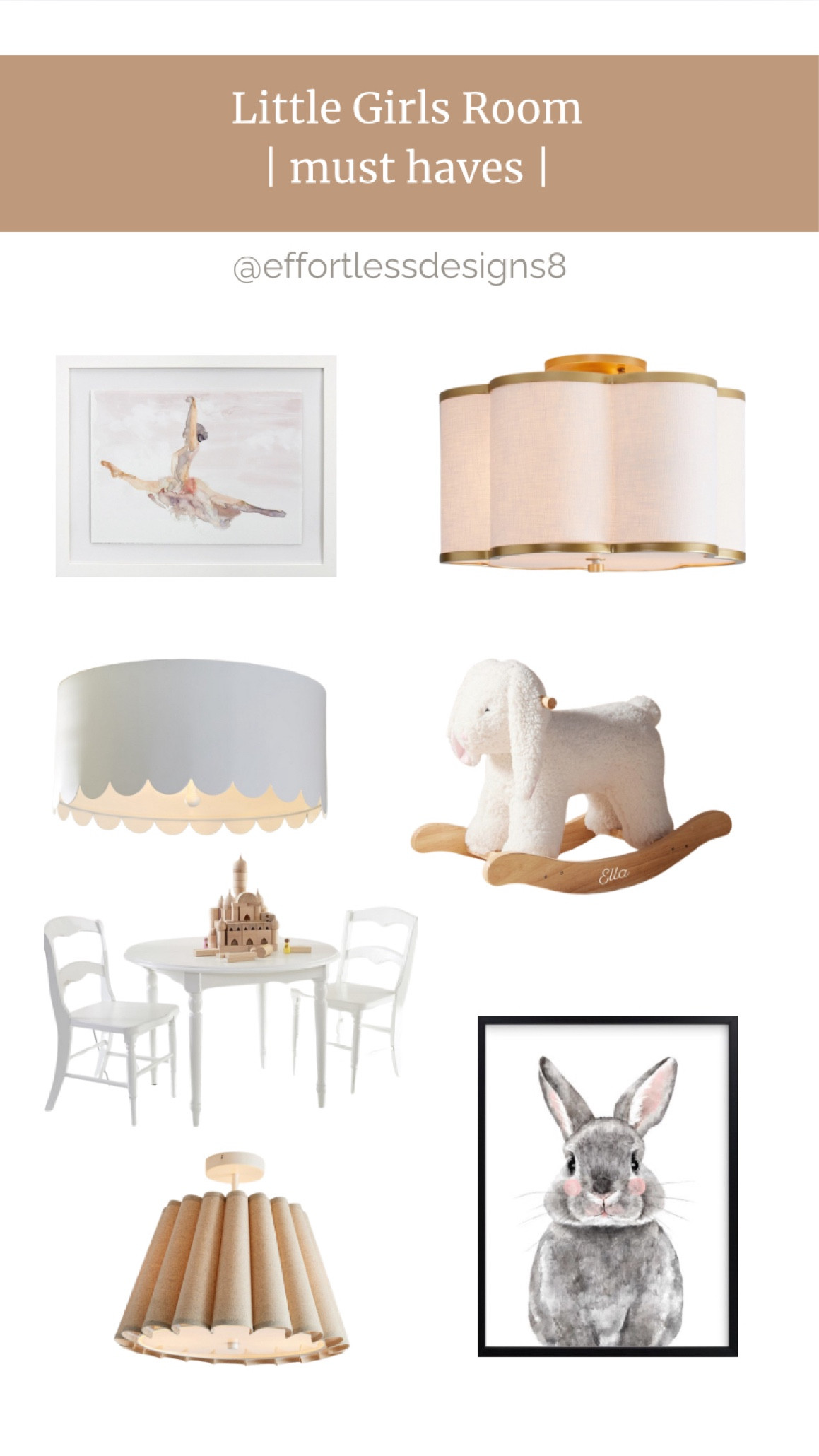 All the little touches for your little girls room. Hints of pink with soft edges for any little princess.

#LTKHome #LTKKids #LTKFamily