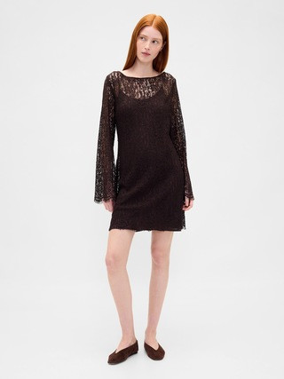 Lace Mini Shift Dress | Gap (CA)