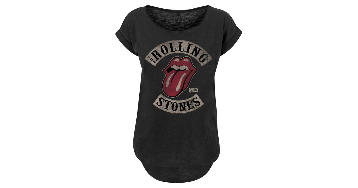 F4NT4STIC Shirt 'The Rolling Stones Tour '78 Blk' in Zwart | ABOUT YOU | ABOUT YOU NL