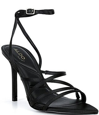 ALDO Solania Satin Strappy Dress Sandals - 6.5 | Dillard's