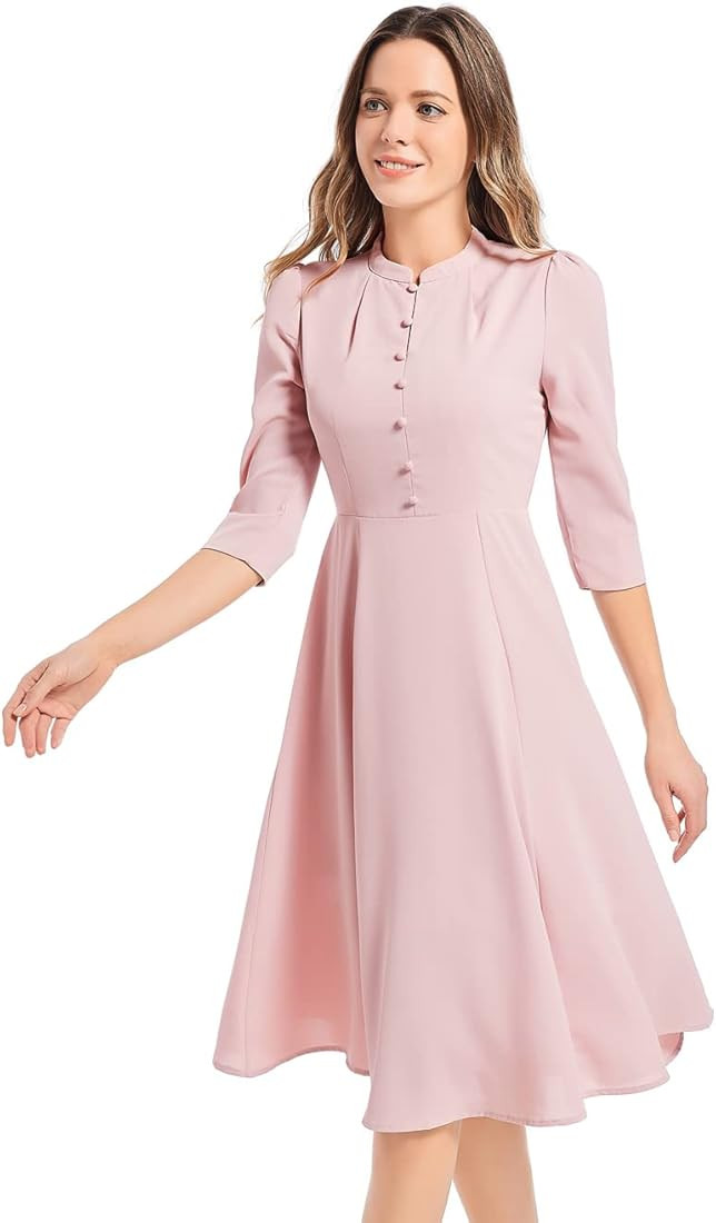 HAOKEKE Women's Luxury High-end Winter Dresses Noble Lady Palace Style Slim Elegant Party Evening... | Amazon (US)